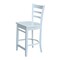 International Concepts Emily Counter Height Stool, 24" Seat Height, White S08-6172 - alternate 2